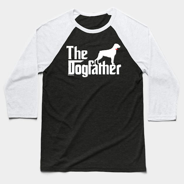 Rottweiler Shirt - Rottweiler dad Baseball T-Shirt by dogfather